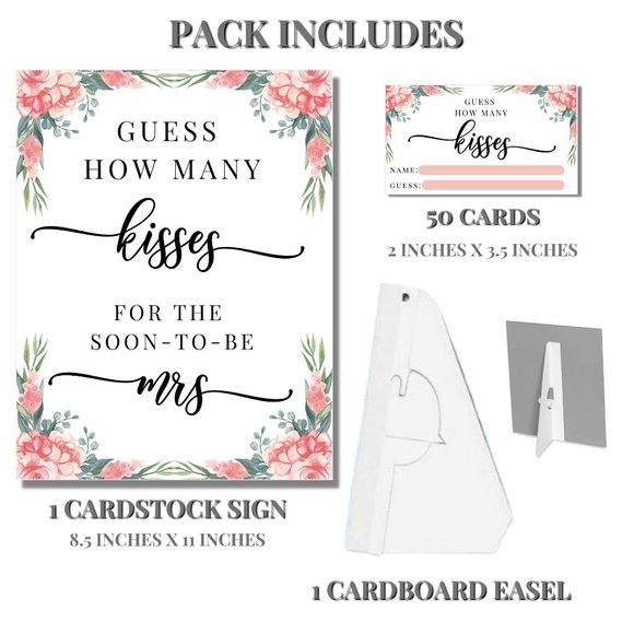 Bridal Shower Games - Wedding Shower Games - Bachelorette Games - Ideas Favors - Picture 3 of 4